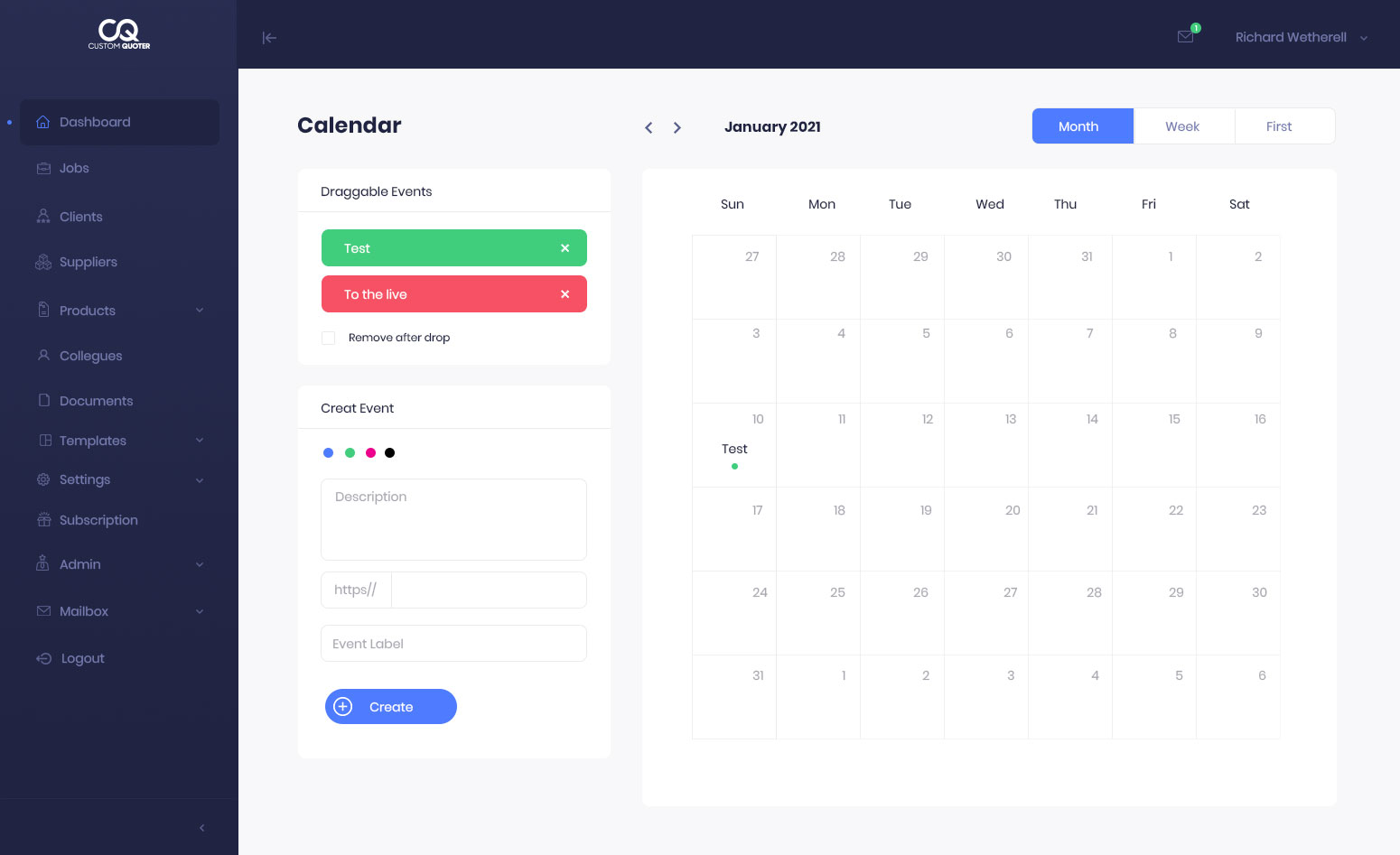 team management calendars