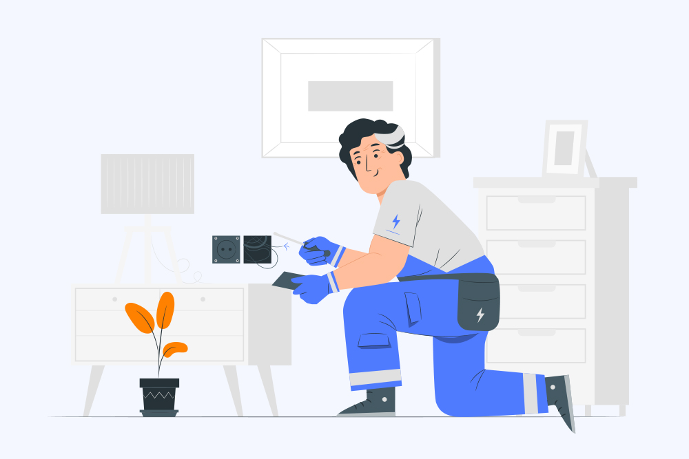 Electrician business management software