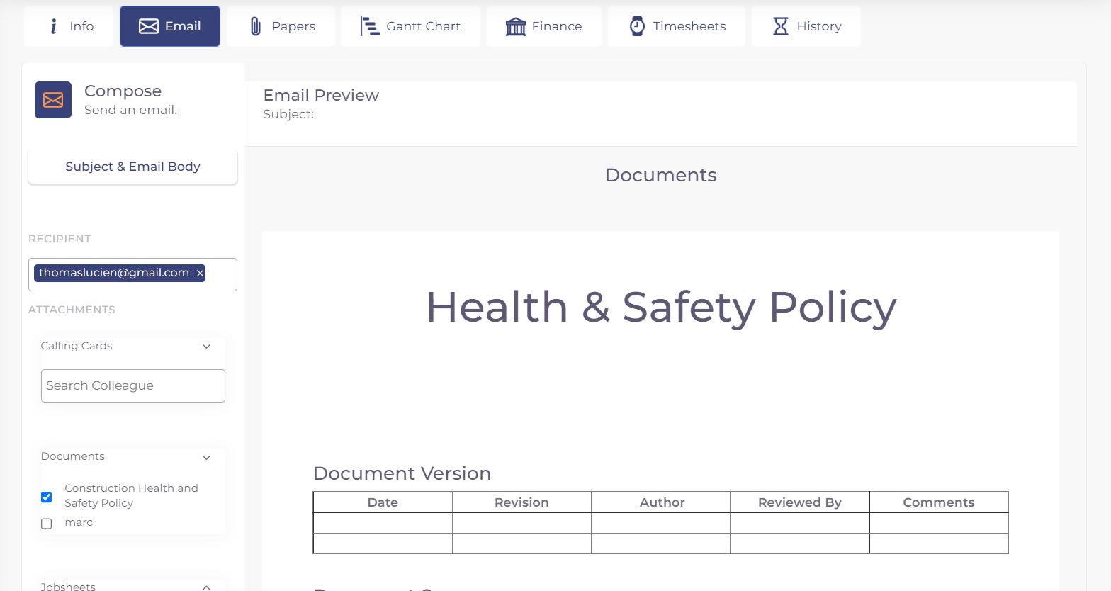 Client communication
