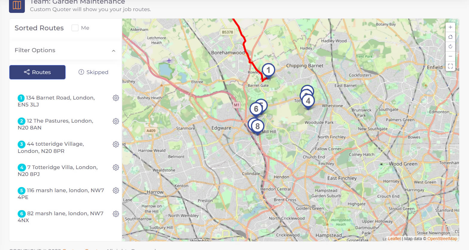 route mapping software